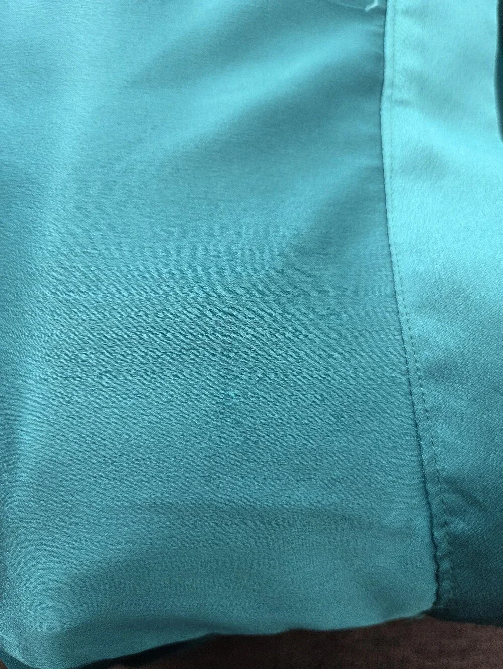 New! Emerald Satin Ruffle Skirt